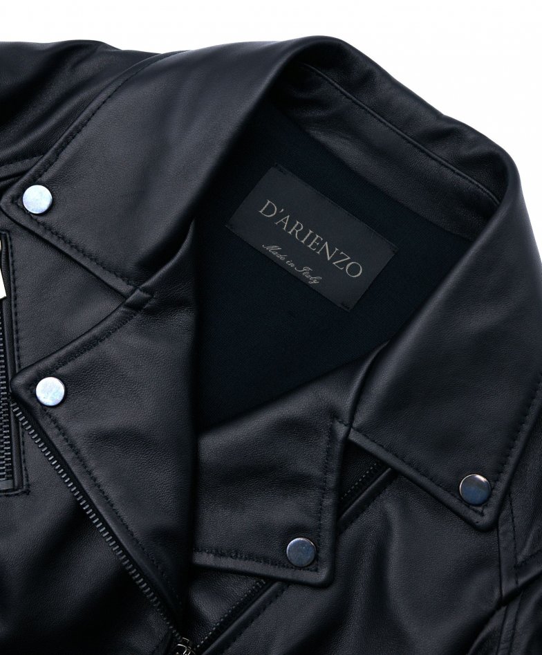 Schwarze nappaleder lammlederjacke...
