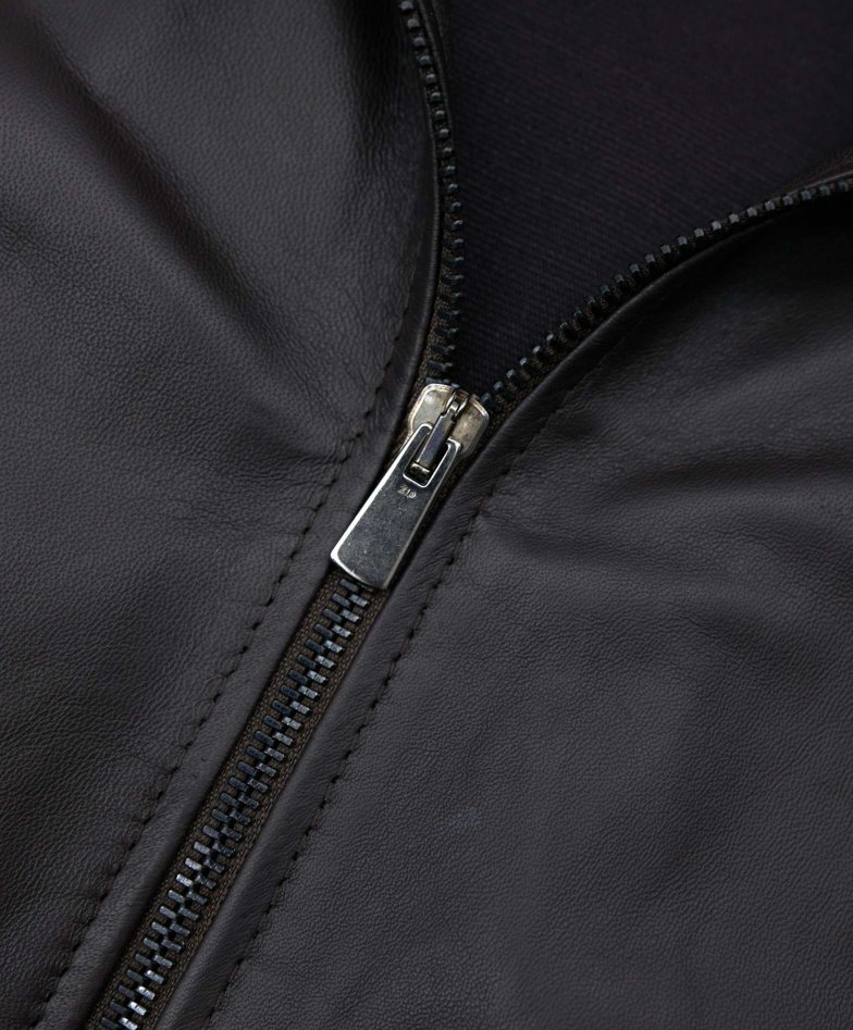 Bomber dunkelbraune naturlederjacke...