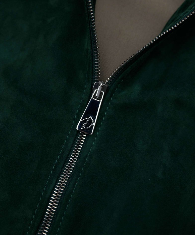 Grüne wildlederjacke bomberjacke...