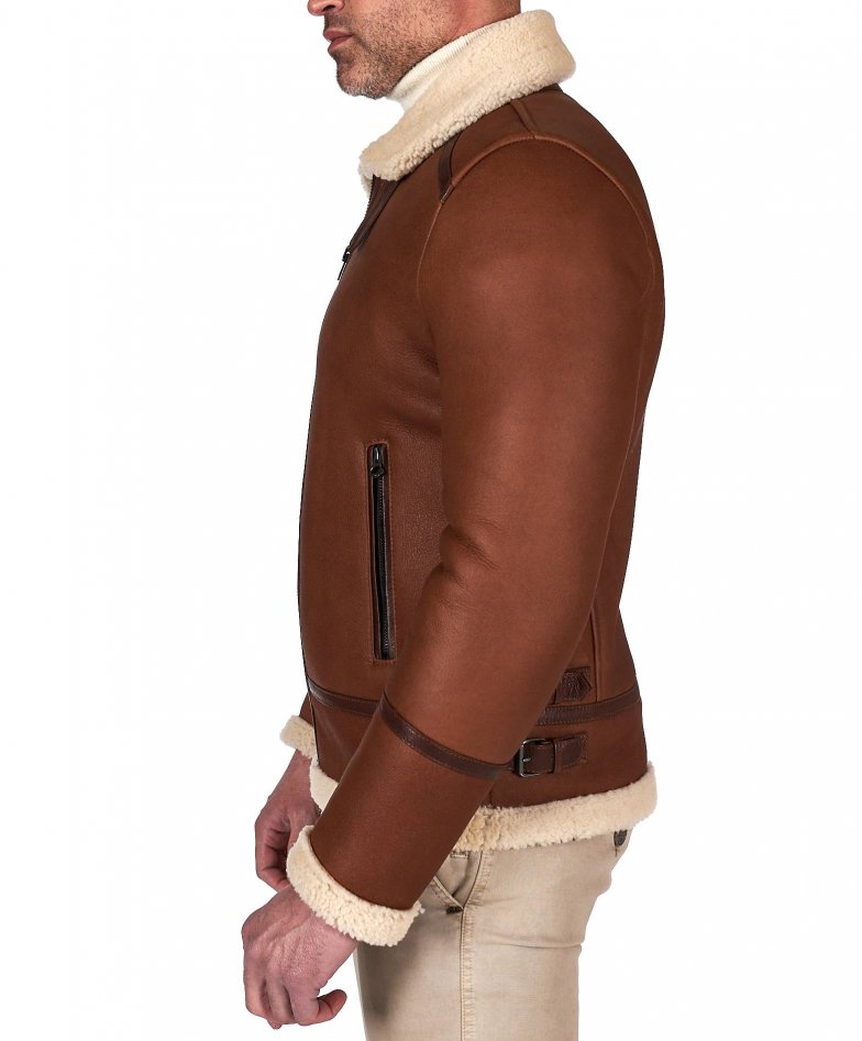 Leder farbe mutton bikerjacke...
