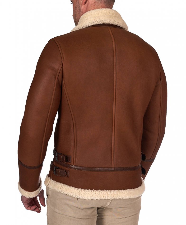 Leder farbe mutton bikerjacke...
