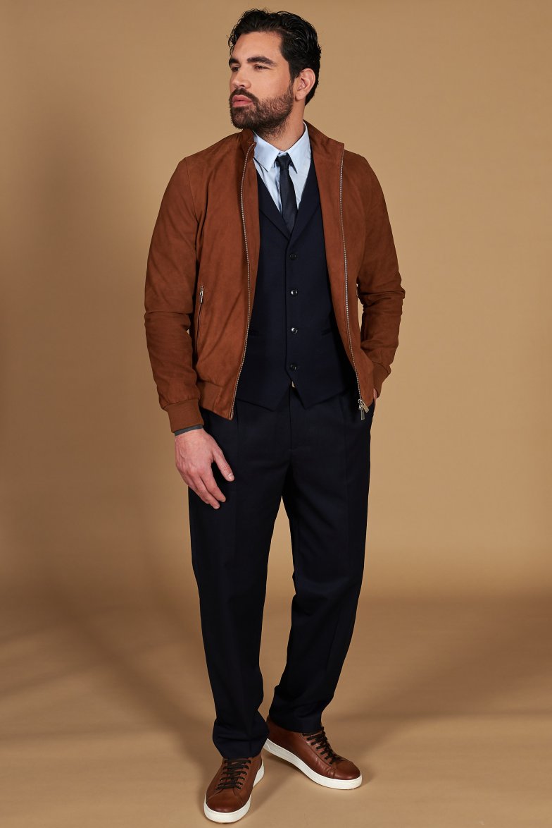 Lederfarben wildlederjacke...
