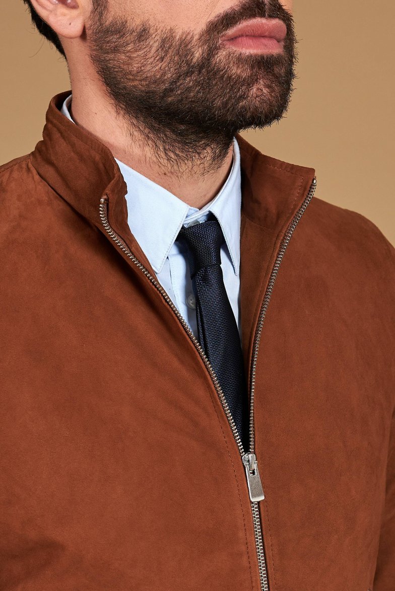 Lederfarben wildlederjacke...