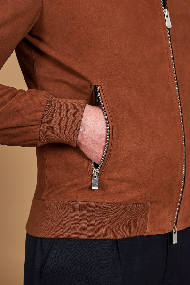 Lederfarben wildlederjacke...