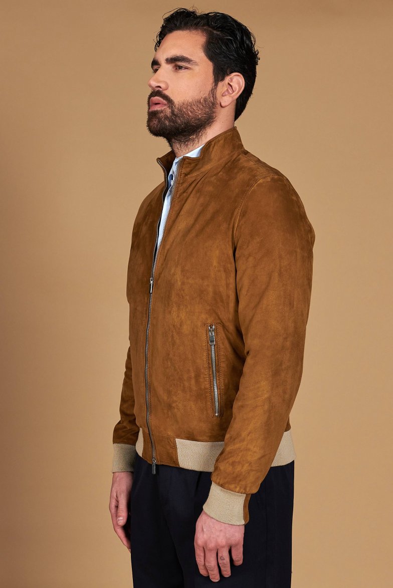 Lederfarben wildlederjacke...