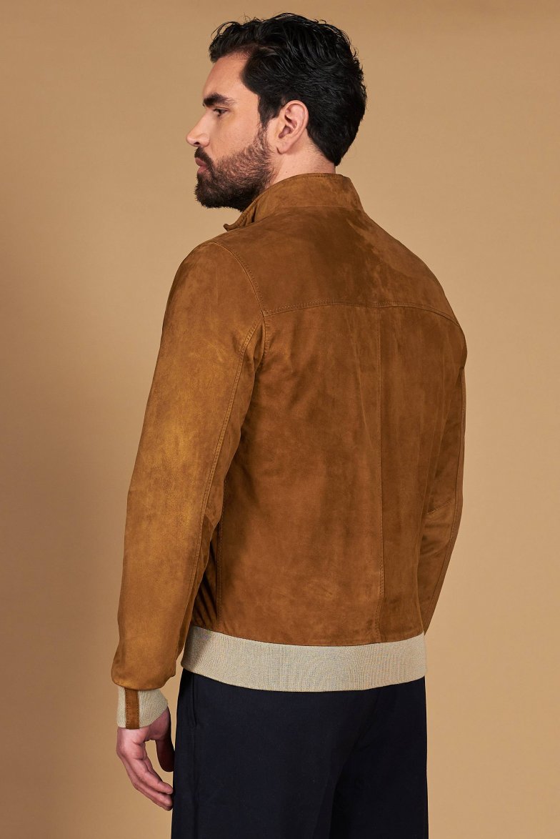 Lederfarben wildlederjacke...