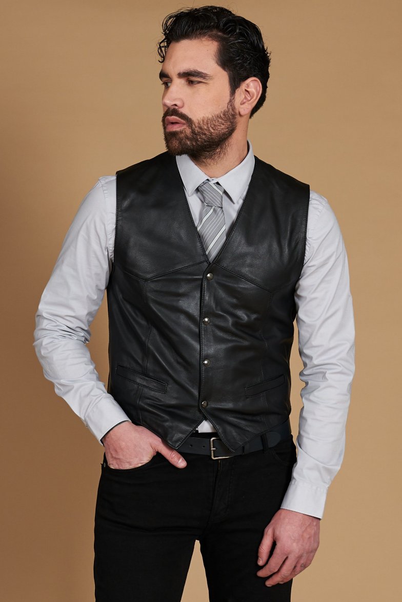 Gilet schwarze klassische...