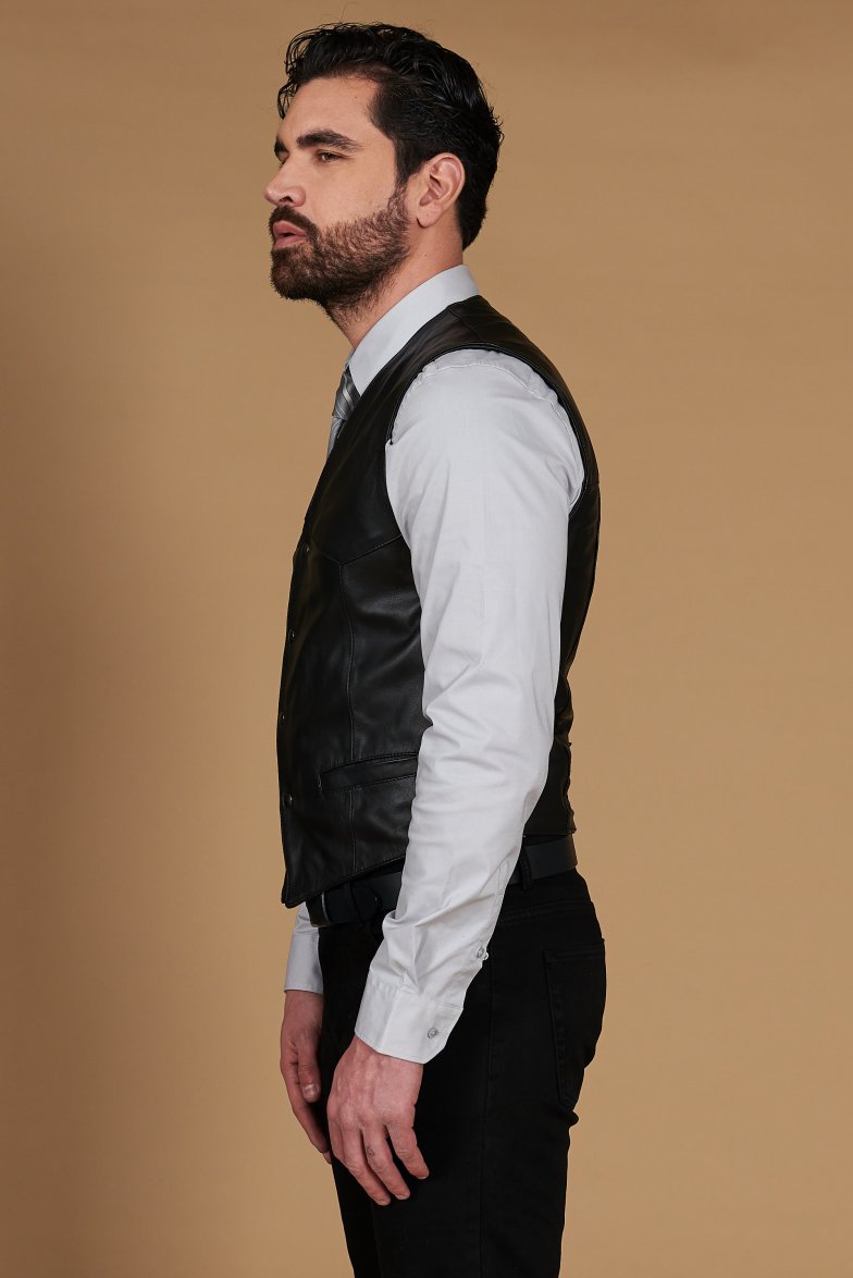 Gilet schwarze klassische...