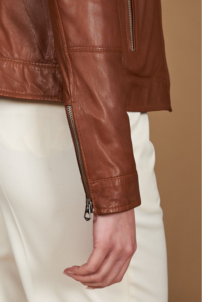 Lederfarben lederjacke bikerjacke...