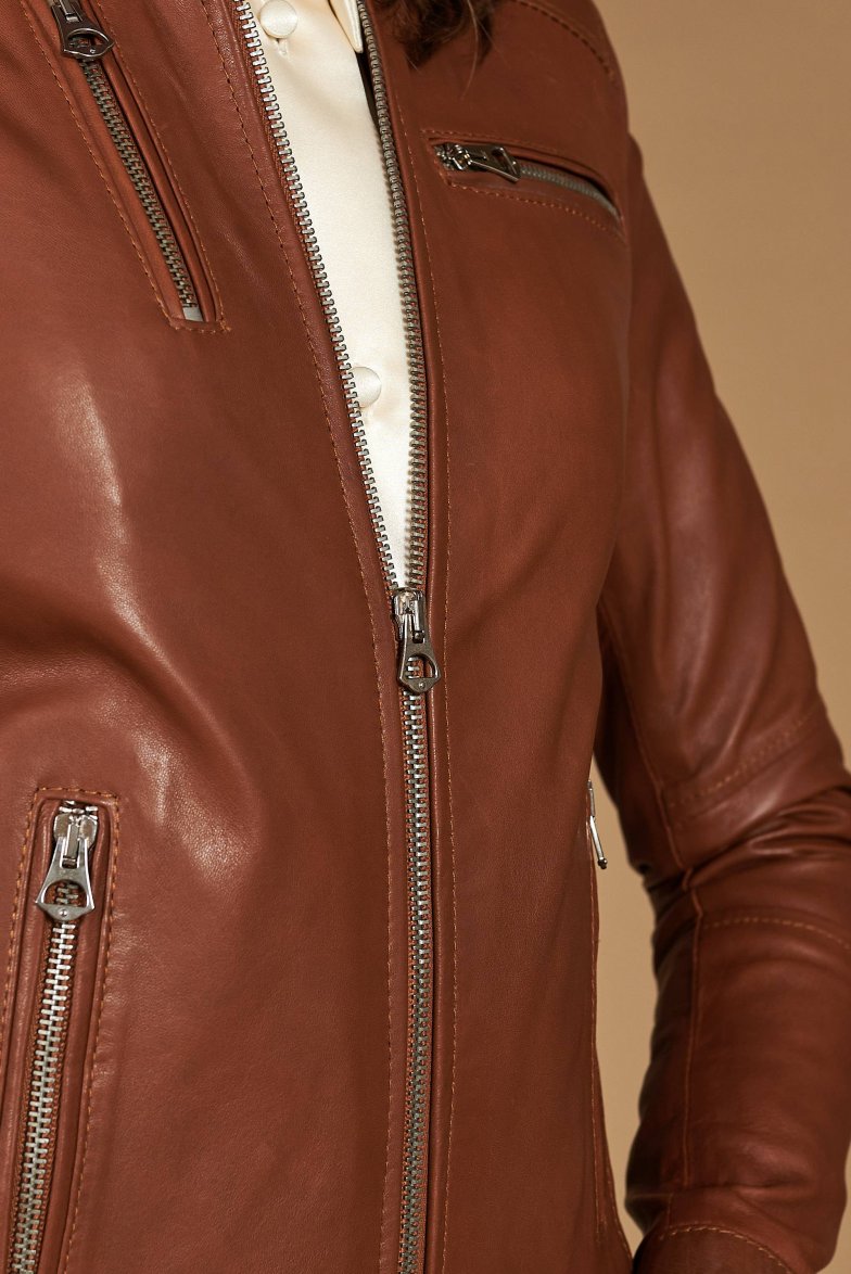 Lederfarben lederjacke bikerjacke...