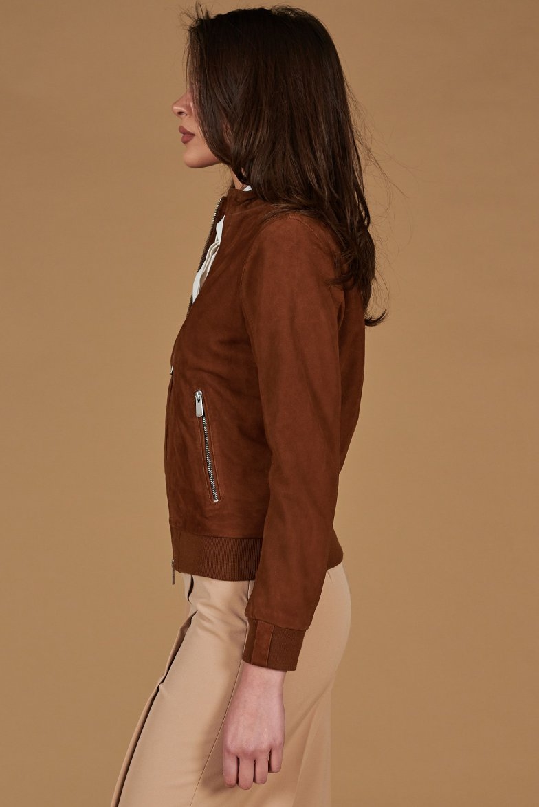 Lederfarben wildlederjacke...