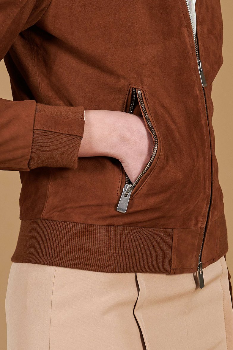 Lederfarben wildlederjacke...