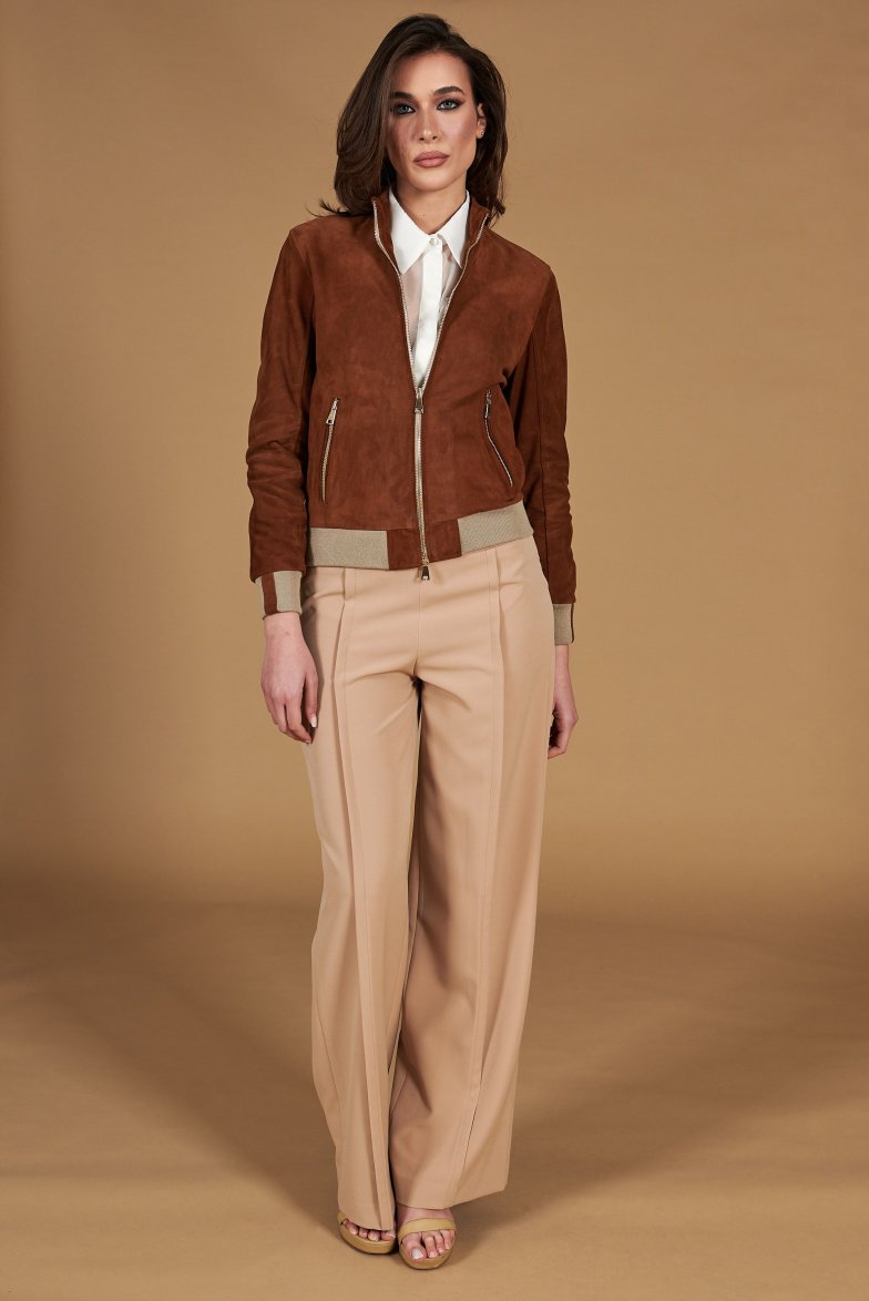 Lederfarben wildlederjacke...