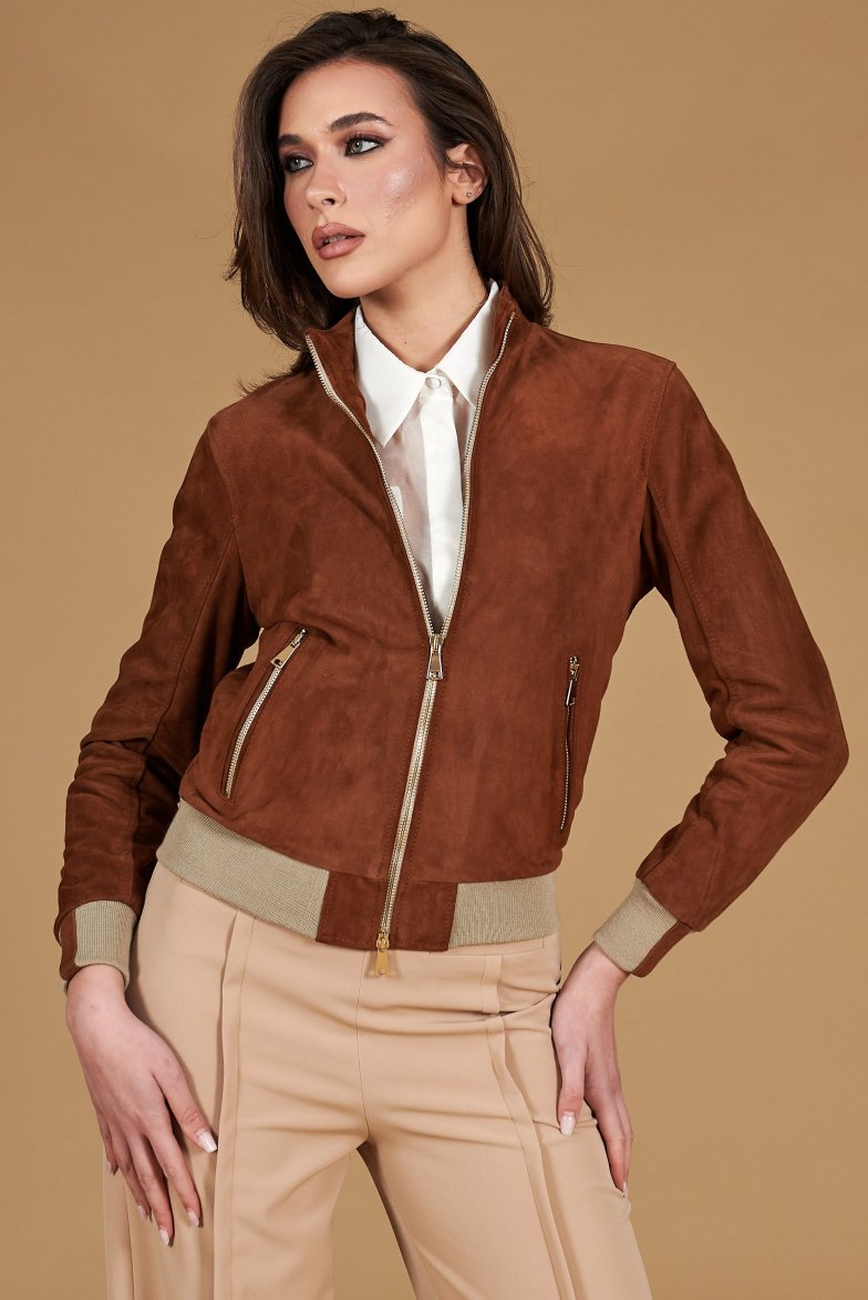 Lederfarben wildlederjacke...