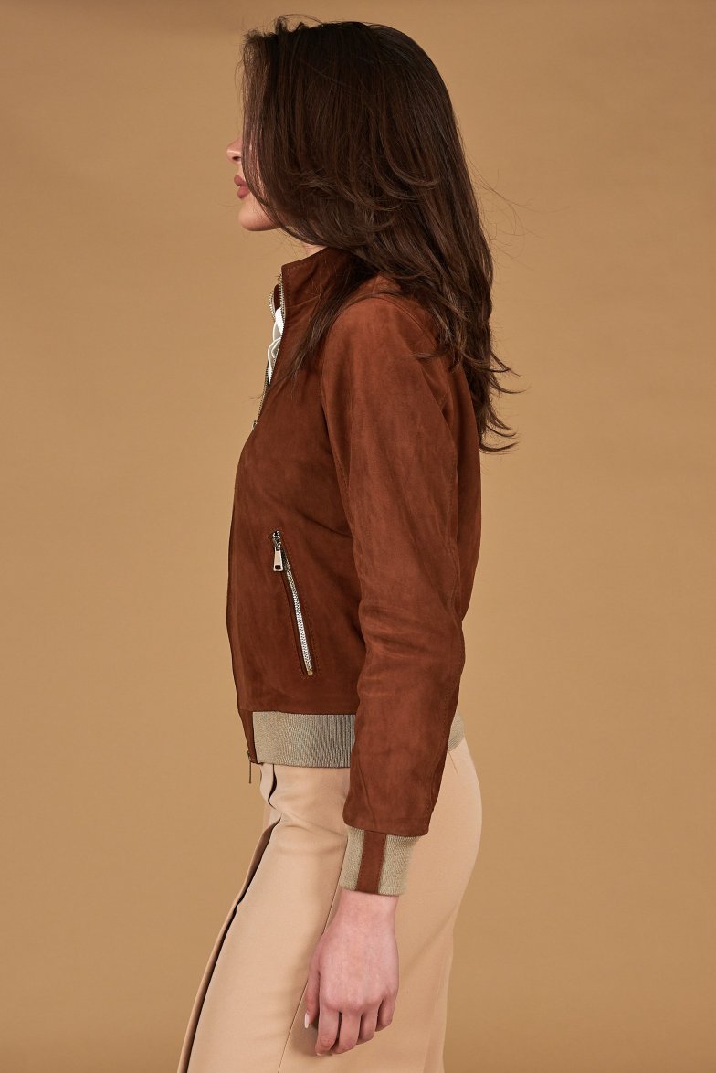 Lederfarben wildlederjacke...
