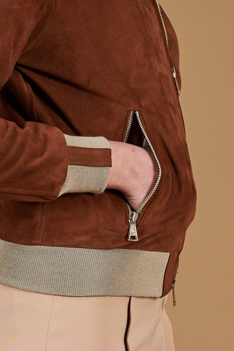 Lederfarben wildlederjacke...