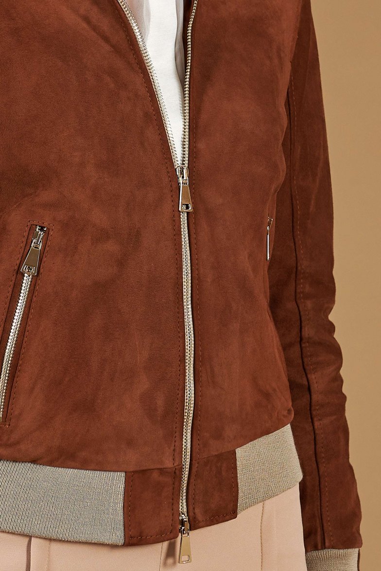 Lederfarben wildlederjacke...