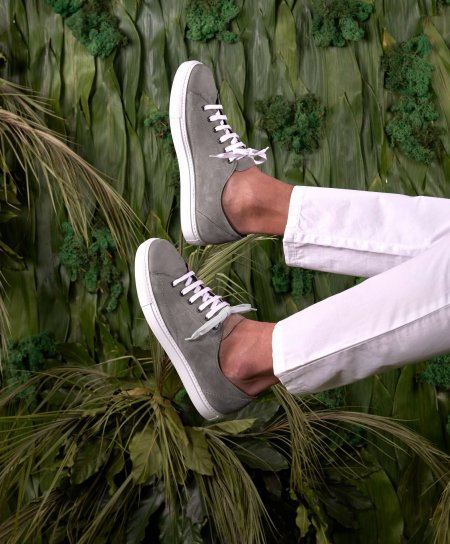 Graue Wildleder Sneakers Schuh für Männer