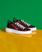 Sneakers in pelle bordeaux da uomo