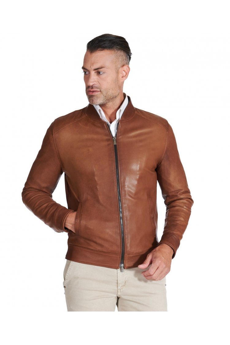 Ledern vintage lederjacke...
