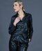 Chemise en cuir noir version pas de doublure