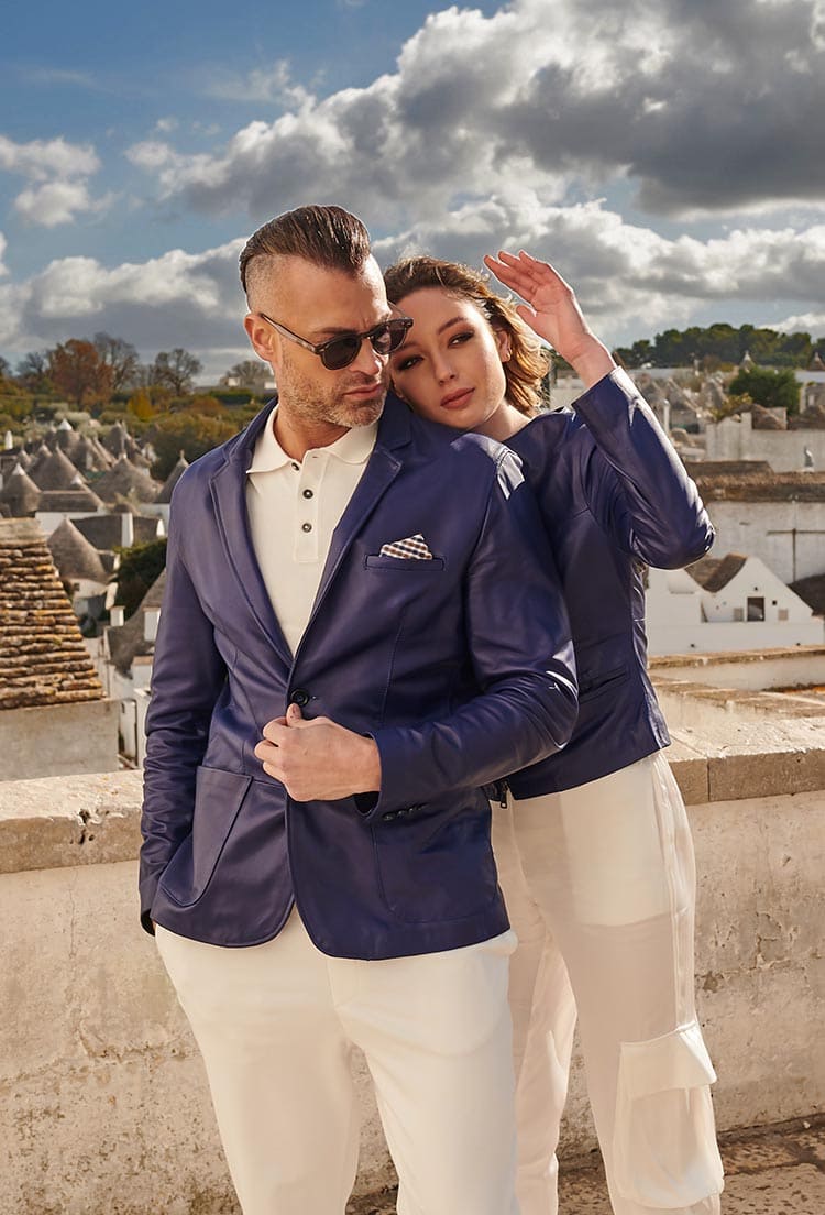 Italienische Lederjacken für Damen und Herren